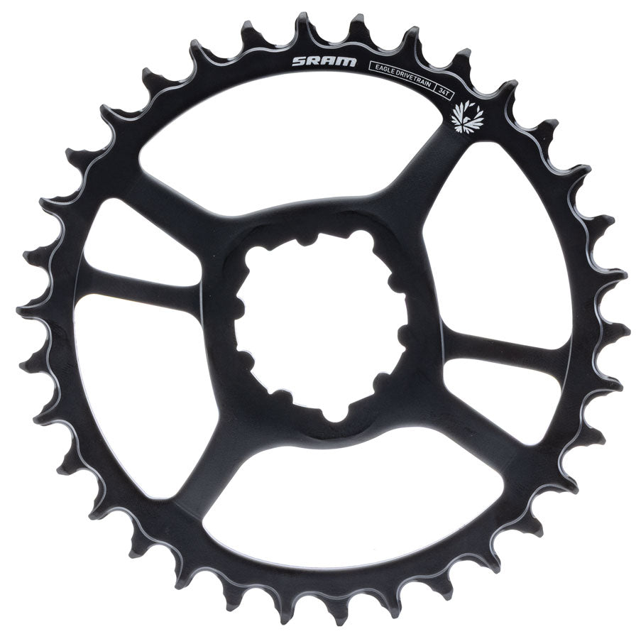 SRAM X-Sync 2 Eagle Direct Mount Chainring - 34t 12-Speed 3-Bolt Direct Mount 6mm Offset Steel BLK