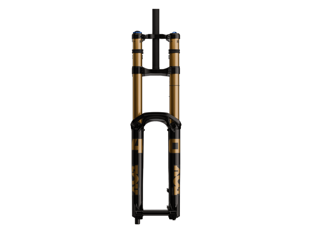 2027 Fox 40 Factory - Kashima - 27.5" - Shiny Black - GRIP X2 - 203mm - The Lost Co. - Fox Racing Shox - 910-21-417 - 821973524757 -