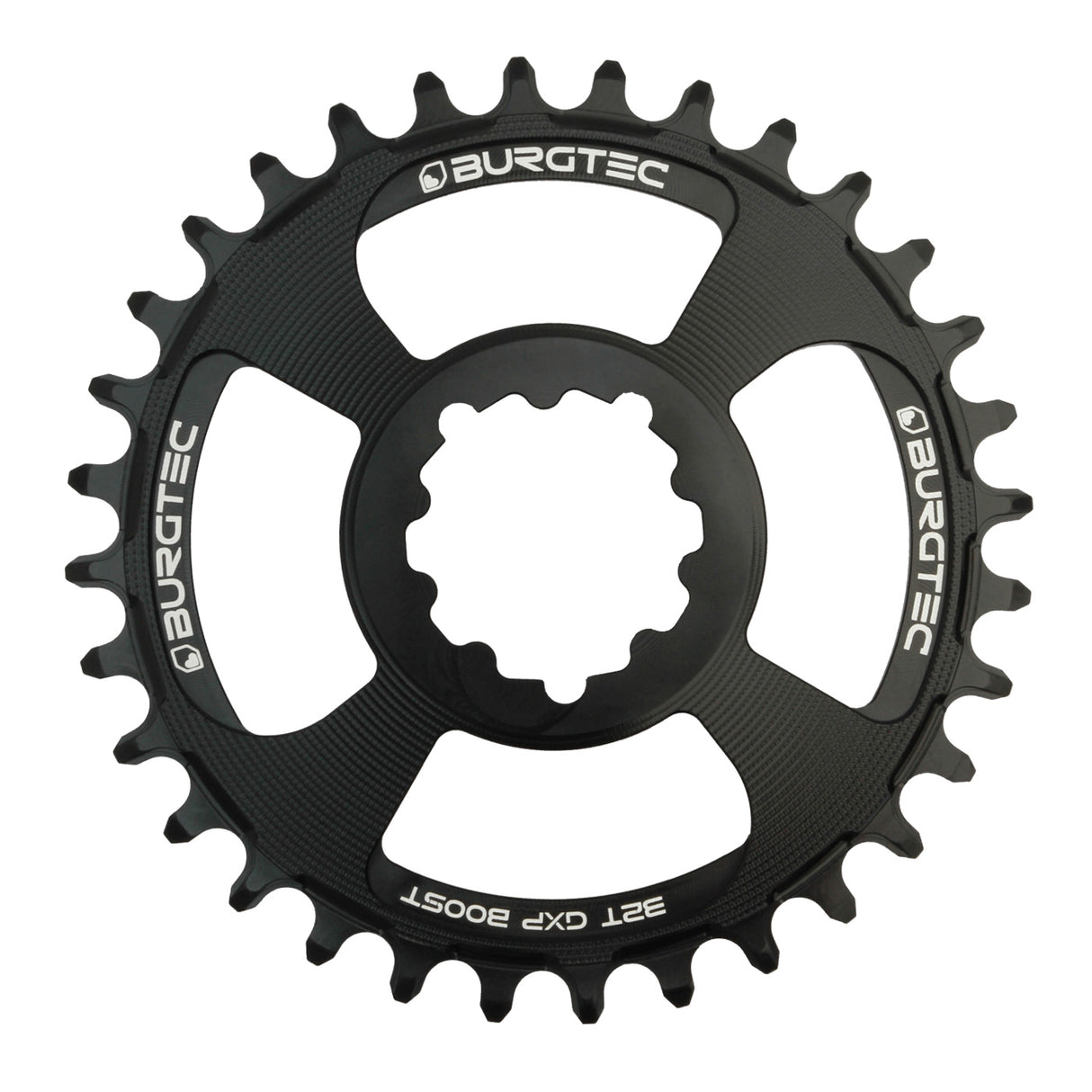 Burgtec GXP Boost 3mm Offset Thick Thin chainring 34 Blk