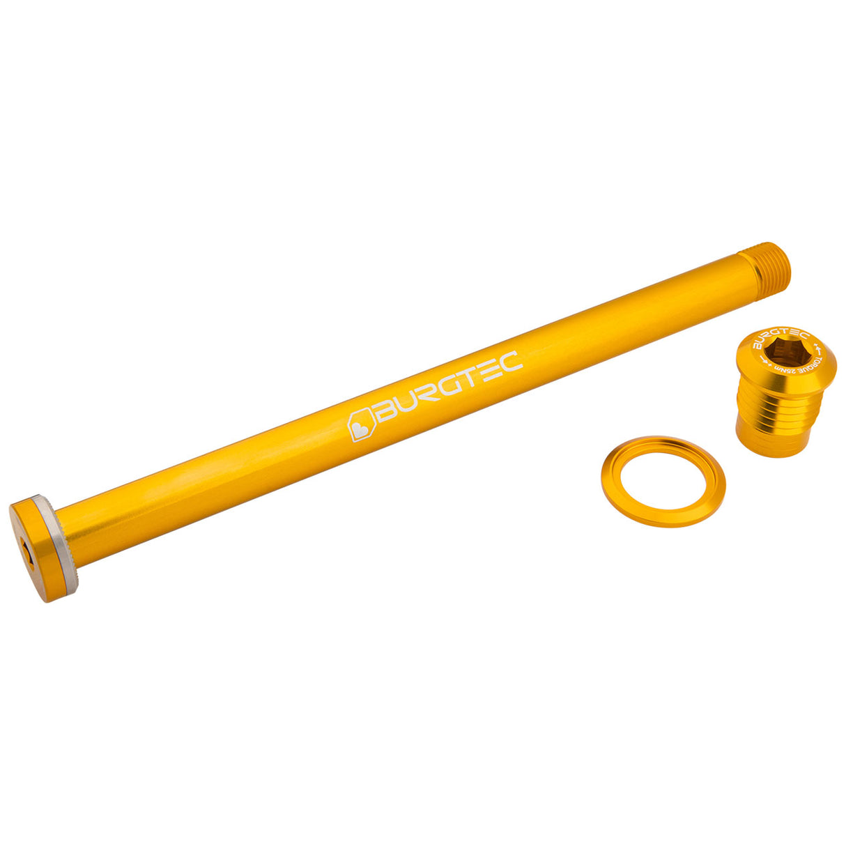 Burgtec Giant 169.5mm Rear Axle - Burgtec Bullion Gold