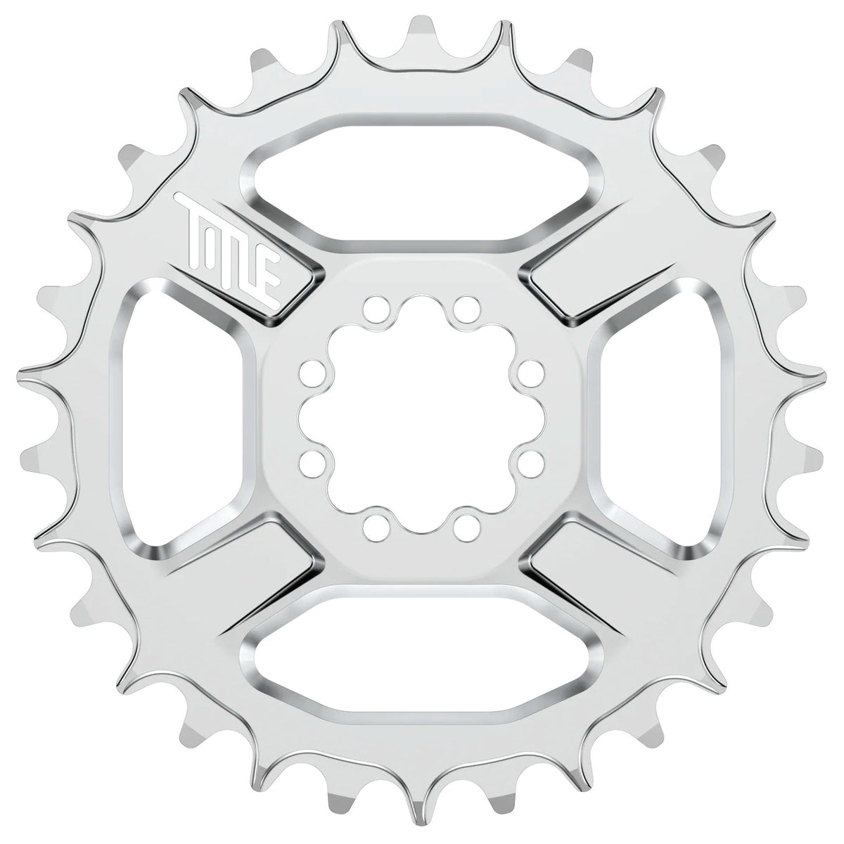 Title CR1 Chainring 30t 8 Bolt Regular Chrome