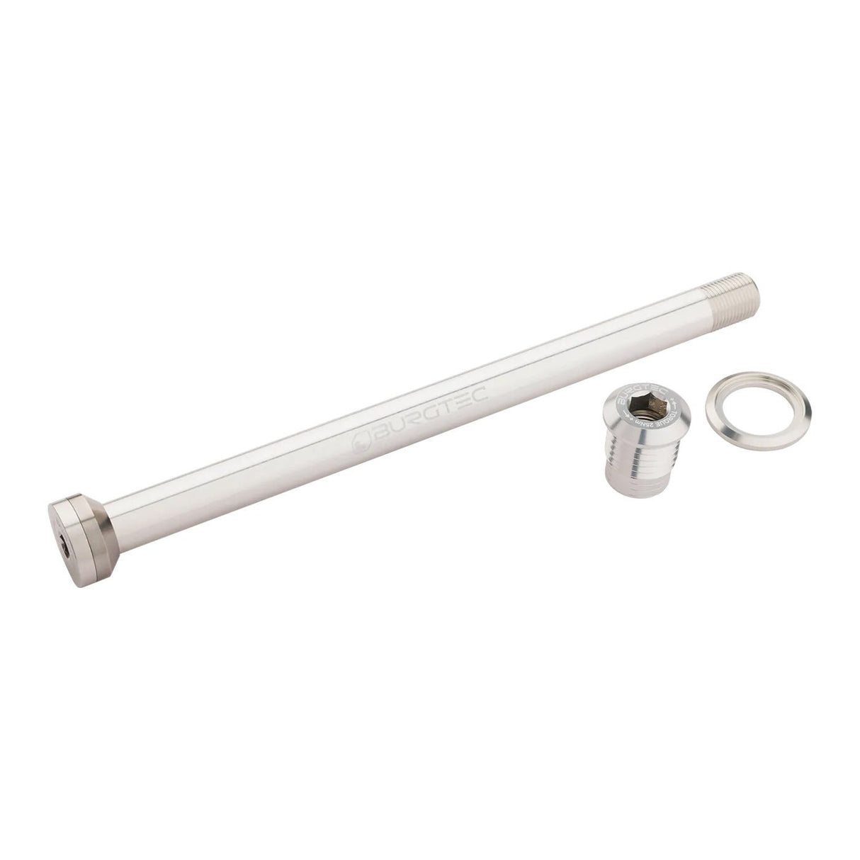 Burgtec Canyon 173mm Rear Axle - Rhodium Silver - The Lost Co. - Burgtec - 11327 - 724901935468 -
