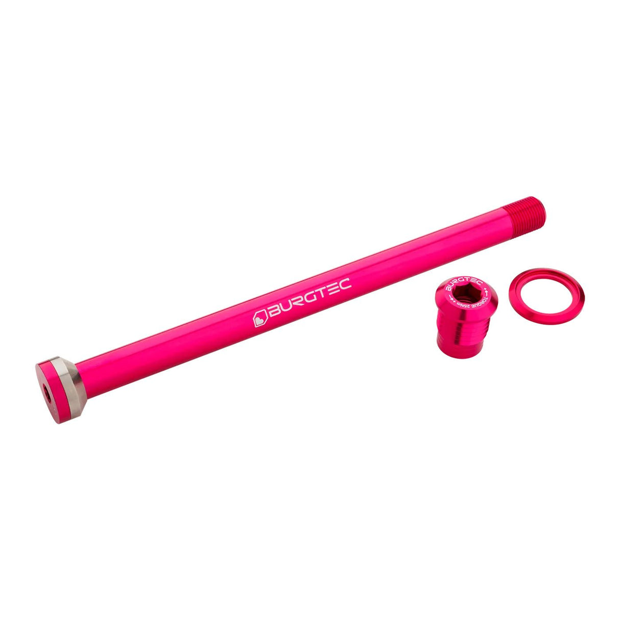 Burgtec Canyon 173mm Rear Axle - Toxic Barbie Pink - The Lost Co. - Burgtec - 11329 - 724901935482 -