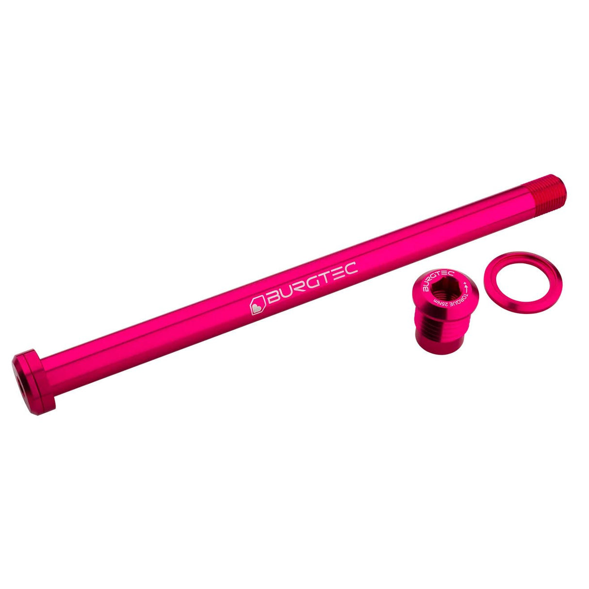 Burgtec Rear Axle 180mm x 12mm 1.00mm Pitch - Toxic Barbie - The Lost Co. - Burgtec - 10169 - 764283661937 -
