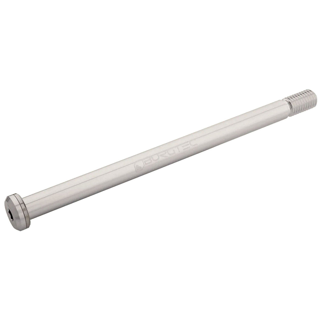 Burgtec Rear Axle - 188mm x 12mm 1.00mm Pitch - Rhodium Silver - The Lost Co. - Burgtec - 15167 - 724901938452 -