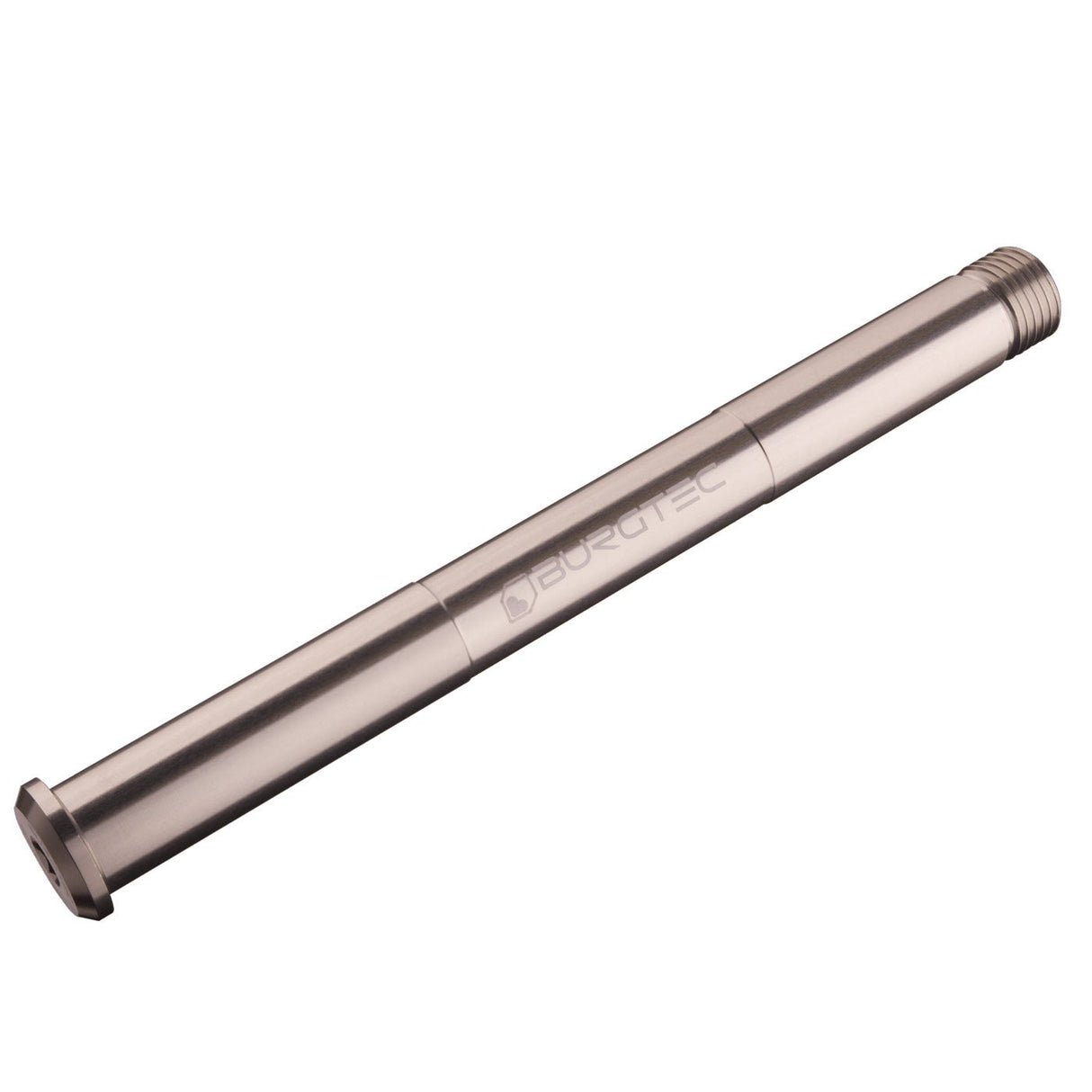 Burgtec RockShox Axle - 15x110mm - Rhodium Silver - The Lost Co. - Burgtec - 9437 - 712885686537 -