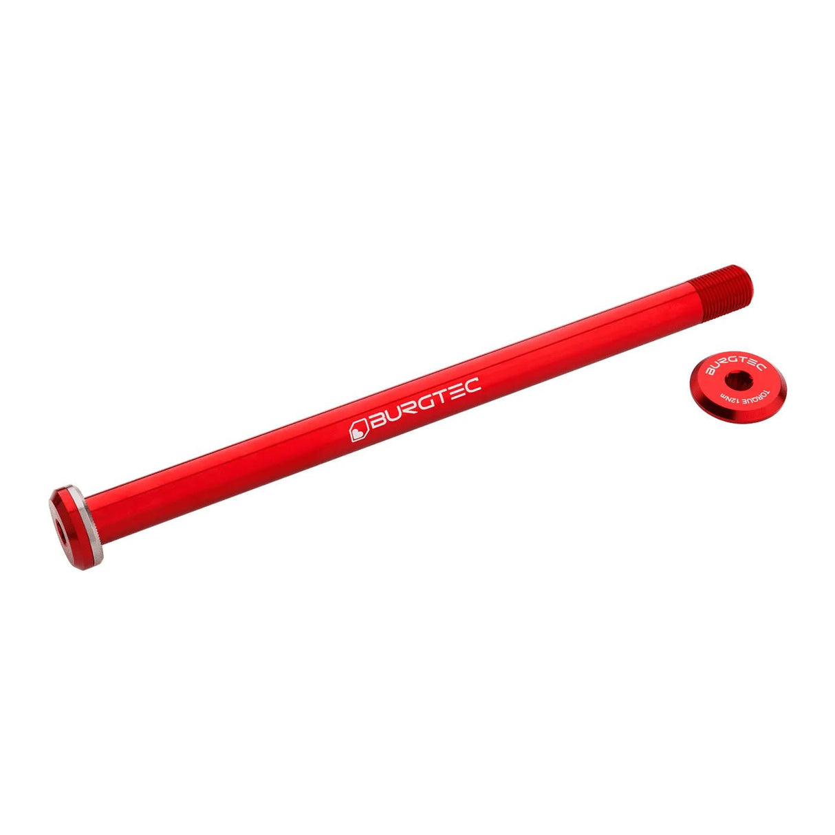 Burgtec Santa Cruz V10 182mm Rear Axle - Race Red - The Lost Co. - Burgtec - 10422 - 764283663344 -