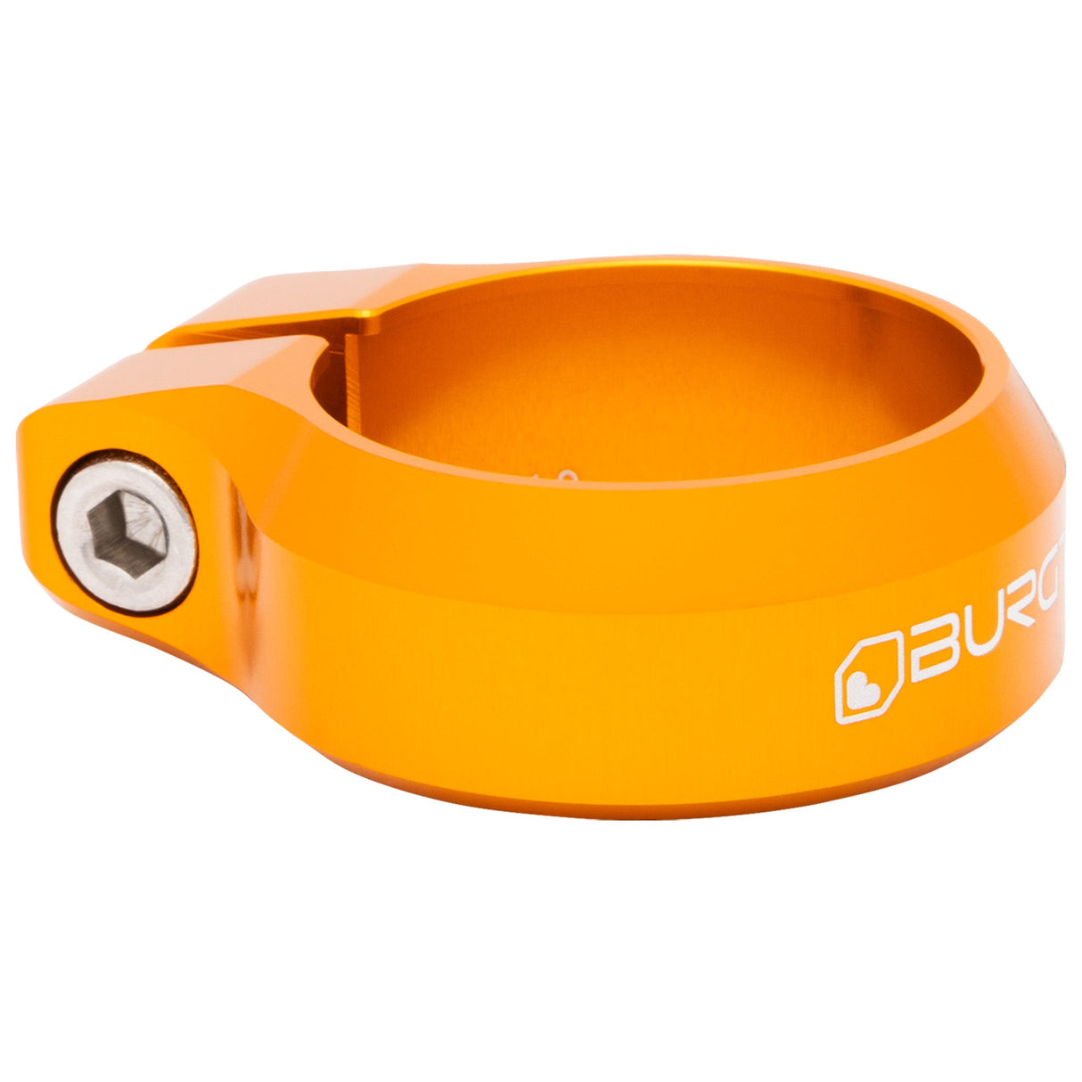 Burgtec Seat Clamp - 34.9mm - Iron Bro Orange - The Lost Co. - Burgtec - 10516 - 764283658593 -