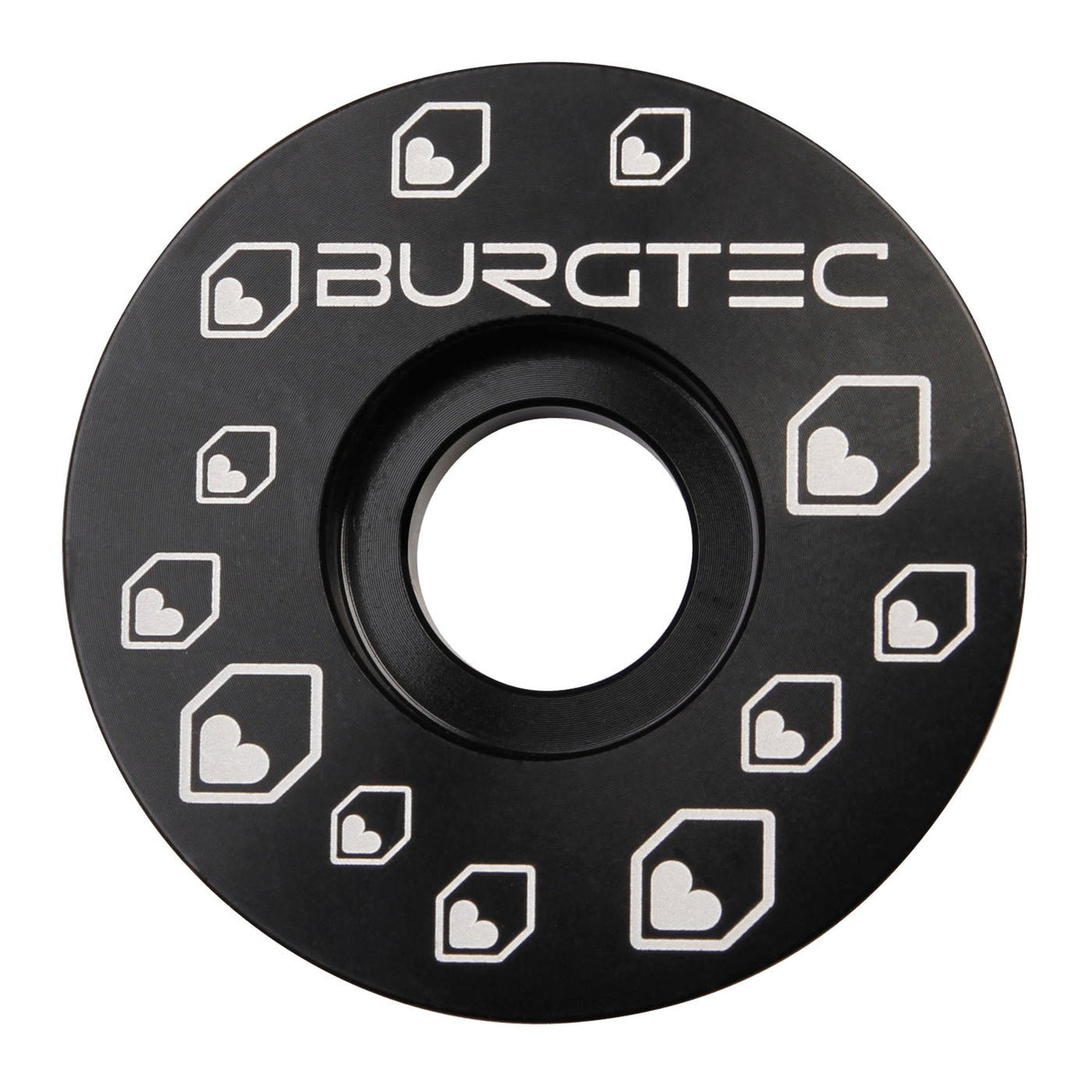 Burgtec Top Cap - Burgtec Black - The Lost Co. - Burgtec - 9301 - 712885685110 -