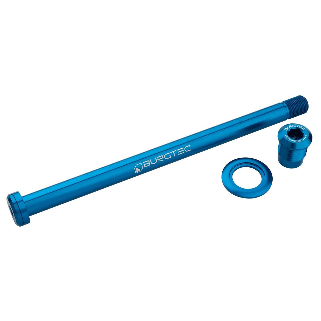 Burgtec Trek 184.5mm Rear Axle - Deep Blue - The Lost Co. - Burgtec - 10103 - 764283661296 -