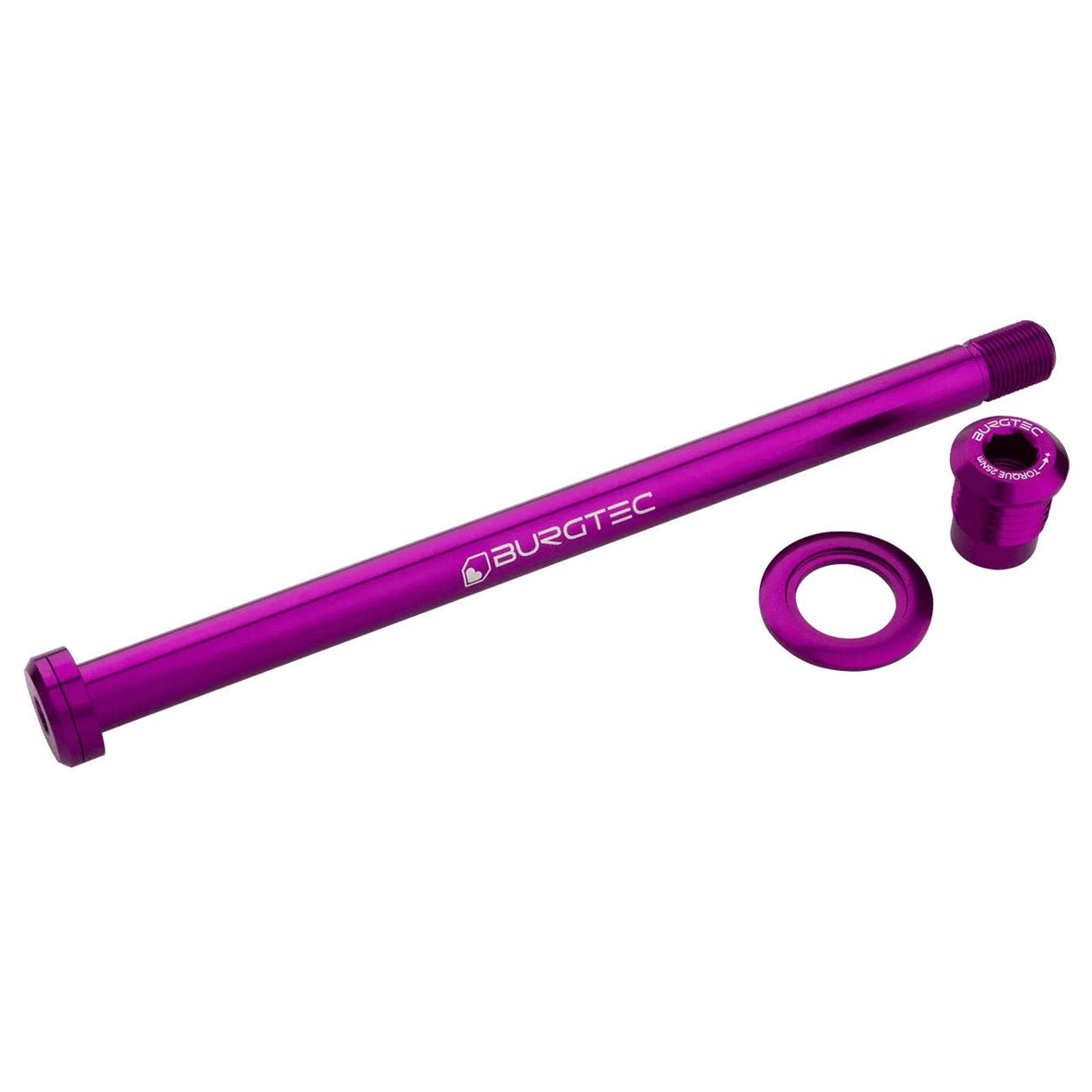 Burgtec Trek 184.5mm Rear Axle - Purple Rain - The Lost Co. - Burgtec - 10104 - 764283661302 -