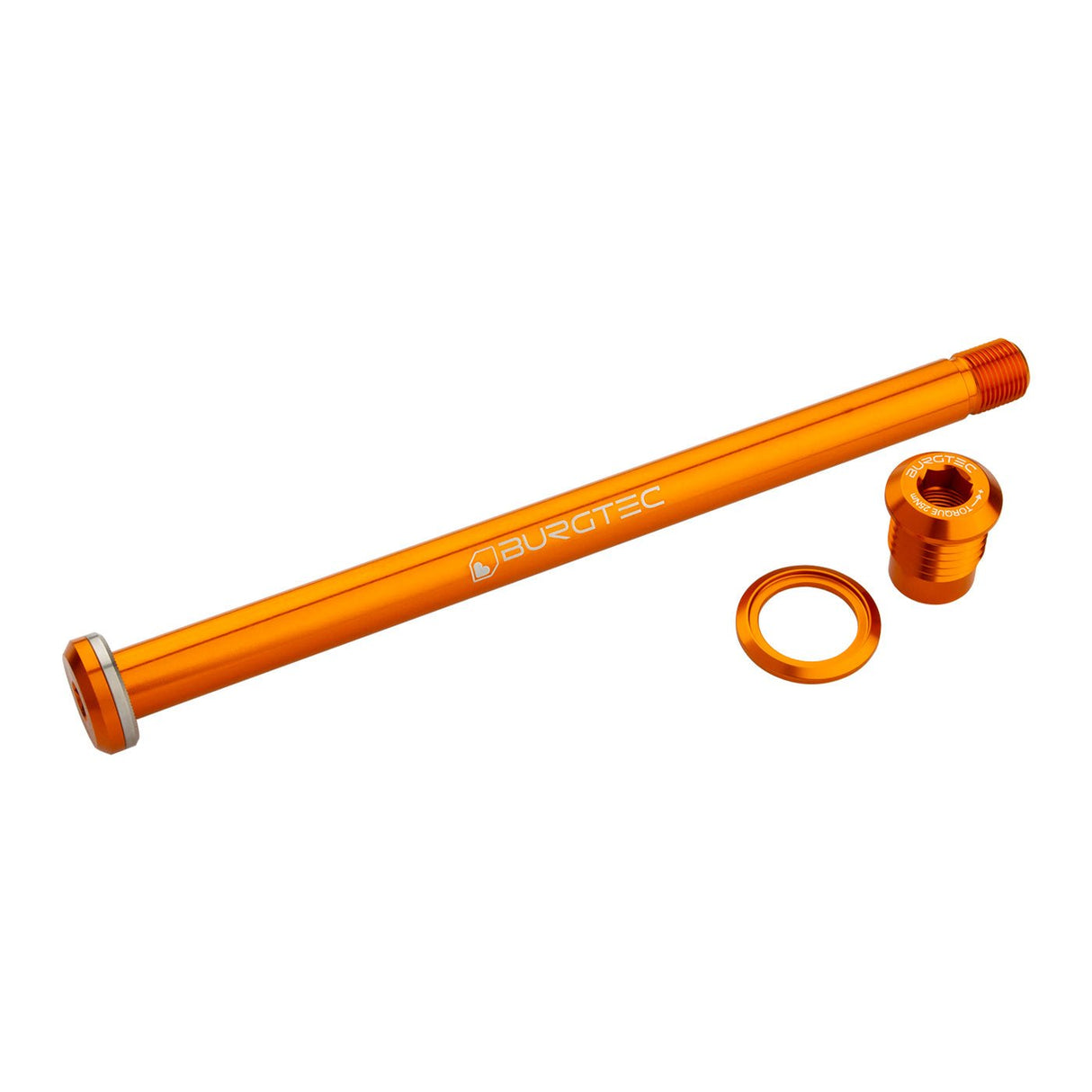 Burgtec Yeti Boost Rear Axle 12x174mm Iron Bro Orange - The Lost Co. - Burgtec - 10276 - 764283662828 -