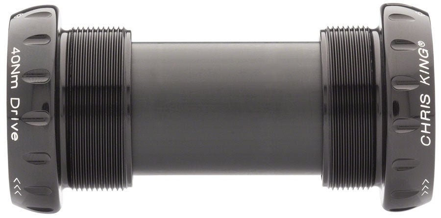 Chris King ThreadFit 24 Bottom Bracket Fit Kit 4 - English For Shimano Hollowtech II - Black - The Lost Co. - Chris King - FB0810-4 - 841529103298 -