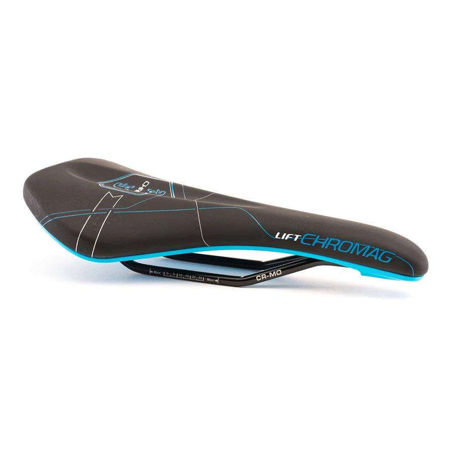 Chromag Lift Saddle - Black/Blue - The Lost Co. - Chromag - 130-013-001 - 826974028938 -