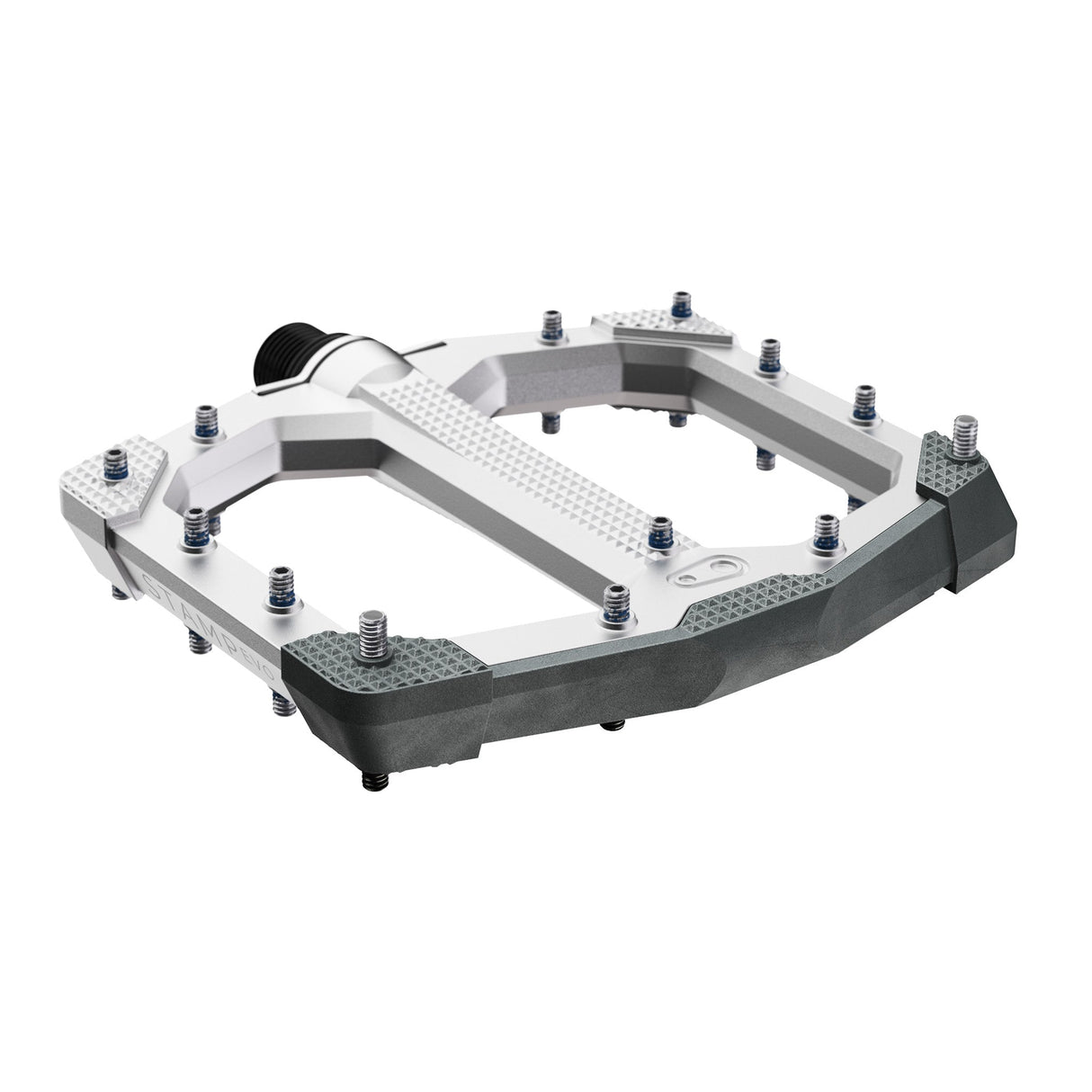 Crankbrothers Stamp Evo Small Platform Pedals Silver - The Lost Co. - Crank Brothers - 17228 - 641300172280 -