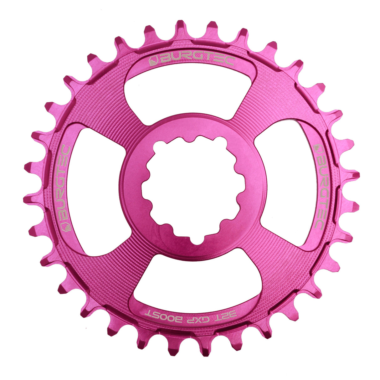 Burgtec GXP Boost 3mm Thick Thin Chainring 32T Purple