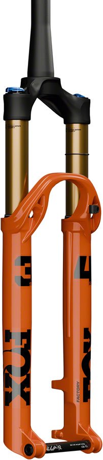 Fox 34 SL Factory Fork - 29" - 130mm - 15x110 - Kabolt SL - 44mm Offset - GRIP SL w/ 3 - Position Adj - Shiny Orange - The Lost Co. - Fox Racing Shox - 910 - 21 - 364 - 821973504117 -