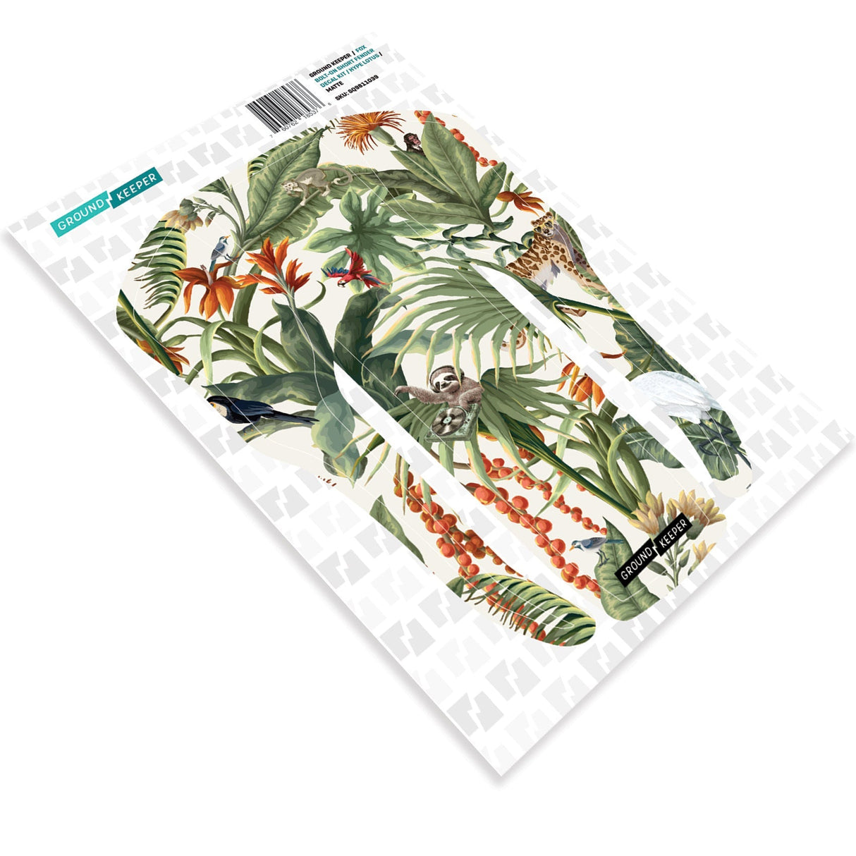 Fox 36/38 Bolt - On Short Fender Decal Kit - The Lost Co. - Ground Keeper Custom - SQ9811039 - 760762185376 - Hype Lotus -