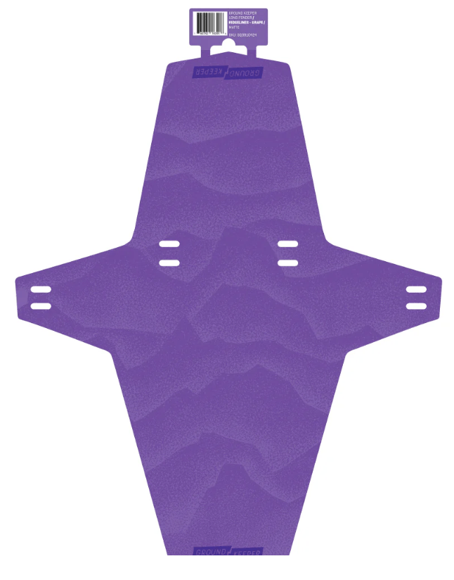 Ground Keeper Ridgelines Long Fender - Grape - Matte - The Lost Co. - Ground Keeper Fenders - SQ9810424 - 760762183006 -