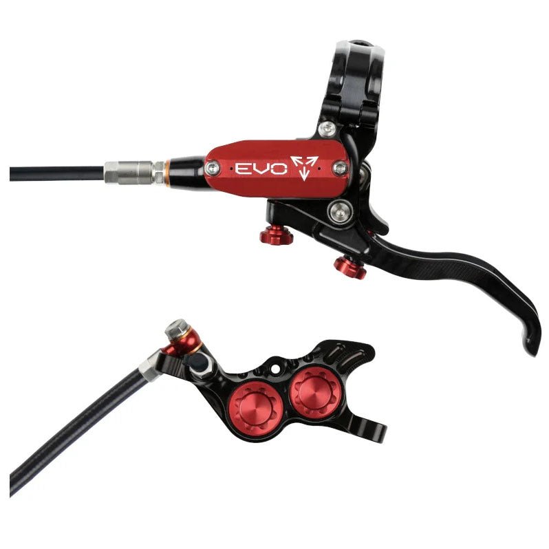 Hope Tech 4 Evo GR4 - Left/Front - Black/Red - The Lost Co. - Hope - B - HT3407 - B - HT3407 -