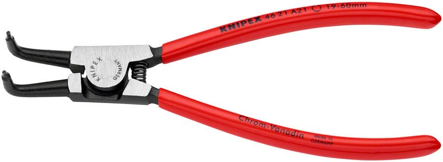 Knipex External 90deg Angle Snap Ring Pliers - 6 3/4" - The Lost Co. - Knipex - 46 21 A21 SBA - 843221000868 -