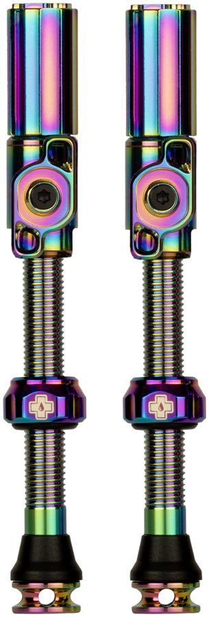 Muc - Off Big Bore Hyrid Tubeless Valve Stems - Large 45mm - Iridescent - The Lost Co. - Muc - Off - 21159 - 5037835220278 -