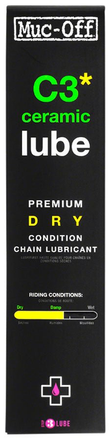 Muc - Off C3 Dry Ceramic Bike Chain Lube - 120ml Drip - The Lost Co. - Muc - Off - 872 - 5037835872002 -
