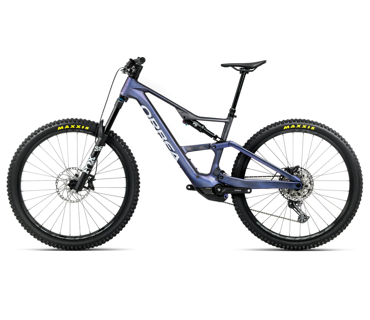 Orbea Rise LT M20 630Wh - The Lost Co. - Orbea - 210000009989 - - Tanzanite Carbon View - Carbon Raw - S