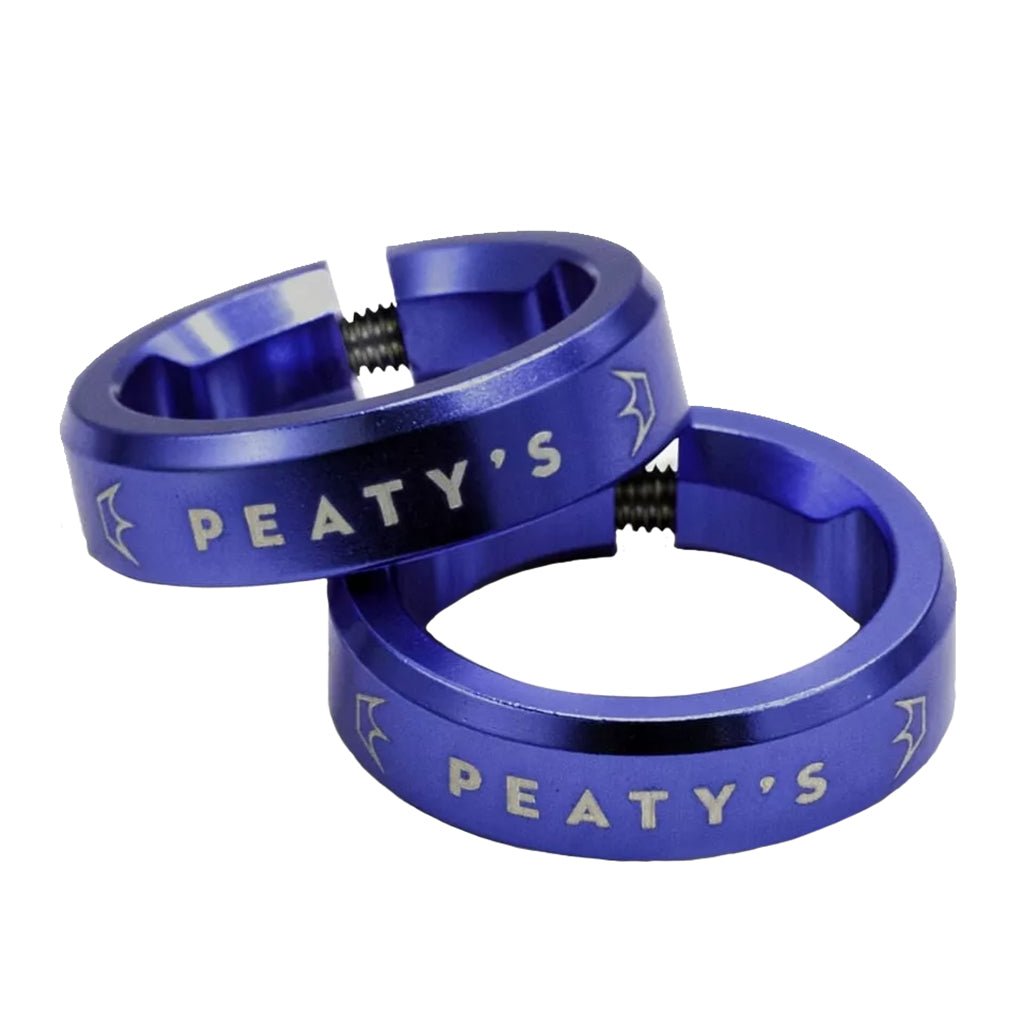 Peaty's Monarch Grip Lockrings - Pair - Navy - The Lost Co. - Peaty's - PGM - LCK - RNG - NVY - 10 - 5060541588189 -