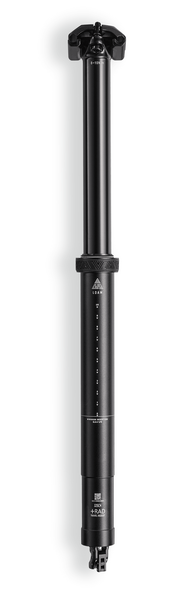 PNW Components Loam Dropper Post - Gen 2 - The Lost Co. - PNW Components - DP - LM2 - 309 - 125 - BK - 810035875852 - 30.9 mm - 125 mm