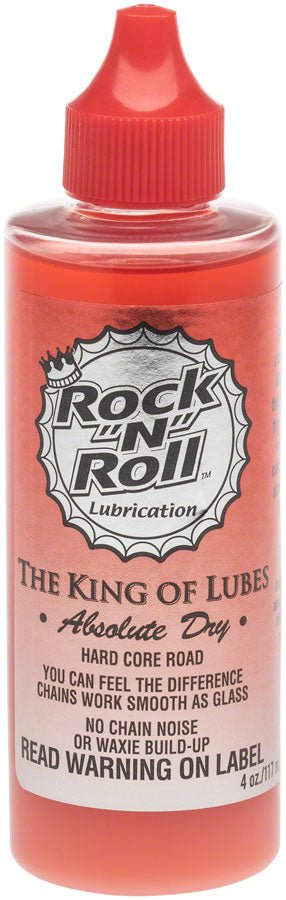 Rock - N - Roll Absolute Dry Bike Chain Lube - 4oz Drip - The Lost Co. - Rock - N - Roll - ABSOLUTE 4 - 851880001010 -
