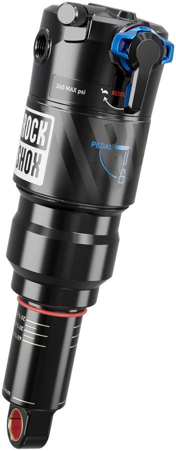 RockShox Deluxe Ultimate RCT Rear Shock - 185 x 47.5mm Linear XL 4 Neg/0 Pos Tokens Reb 55 / Comp 30 Lock Out 4 Trunnion/Std C2 - The Lost Co. - RockShox - 00.4118.474.019 - 710845918636 -
