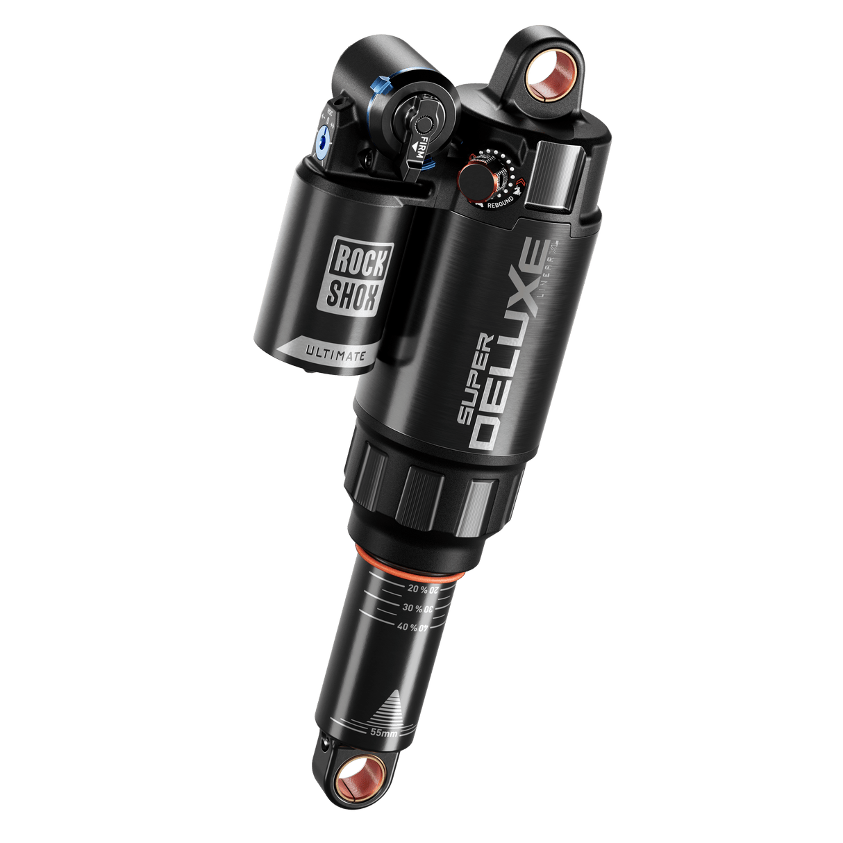 RockShox Super Deluxe Ultimate - RC2T - HBO - 230x57.5 - Santa Cruz Bronson 5 (2025+) - D1 - The Lost Co. - RockShox - 00.4118.551.031 - 710845931017 -