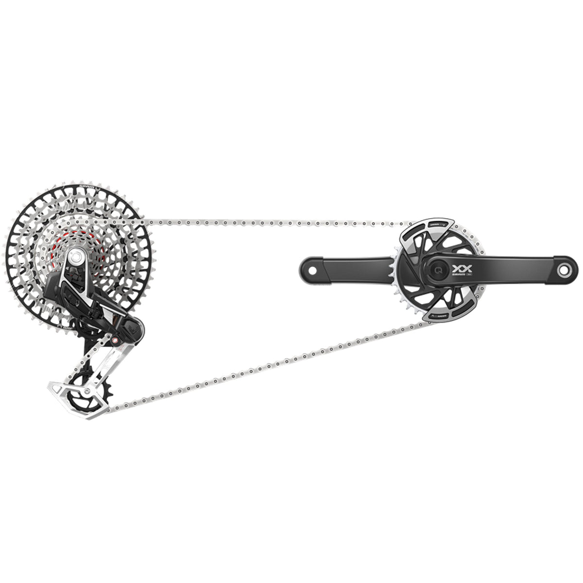 SRAM XX T-Type Eagle AXS Power Meter Groupset - 170mm - D2 - The Lost Co. - SRAM - 00.7918.412.004 - 710845928819 -