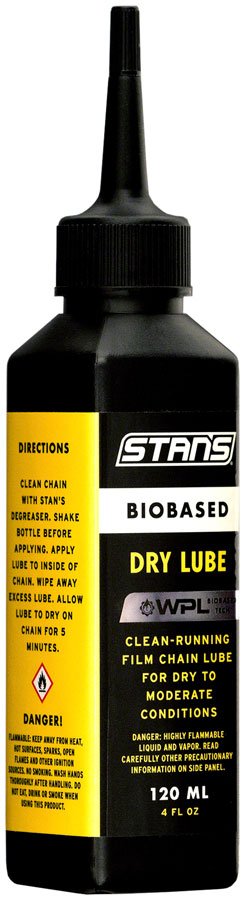 Stans Biobased Dry Chain Lube 120ml - The Lost Co. - Stans No Tubes - LC0002 - 847746066101 -