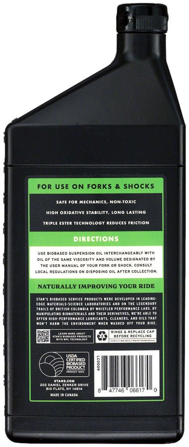 Stans Biobased Suspension Oil - 7WT 1L - The Lost Co. - Stans No Tubes - LC0011 - 847746066194 -