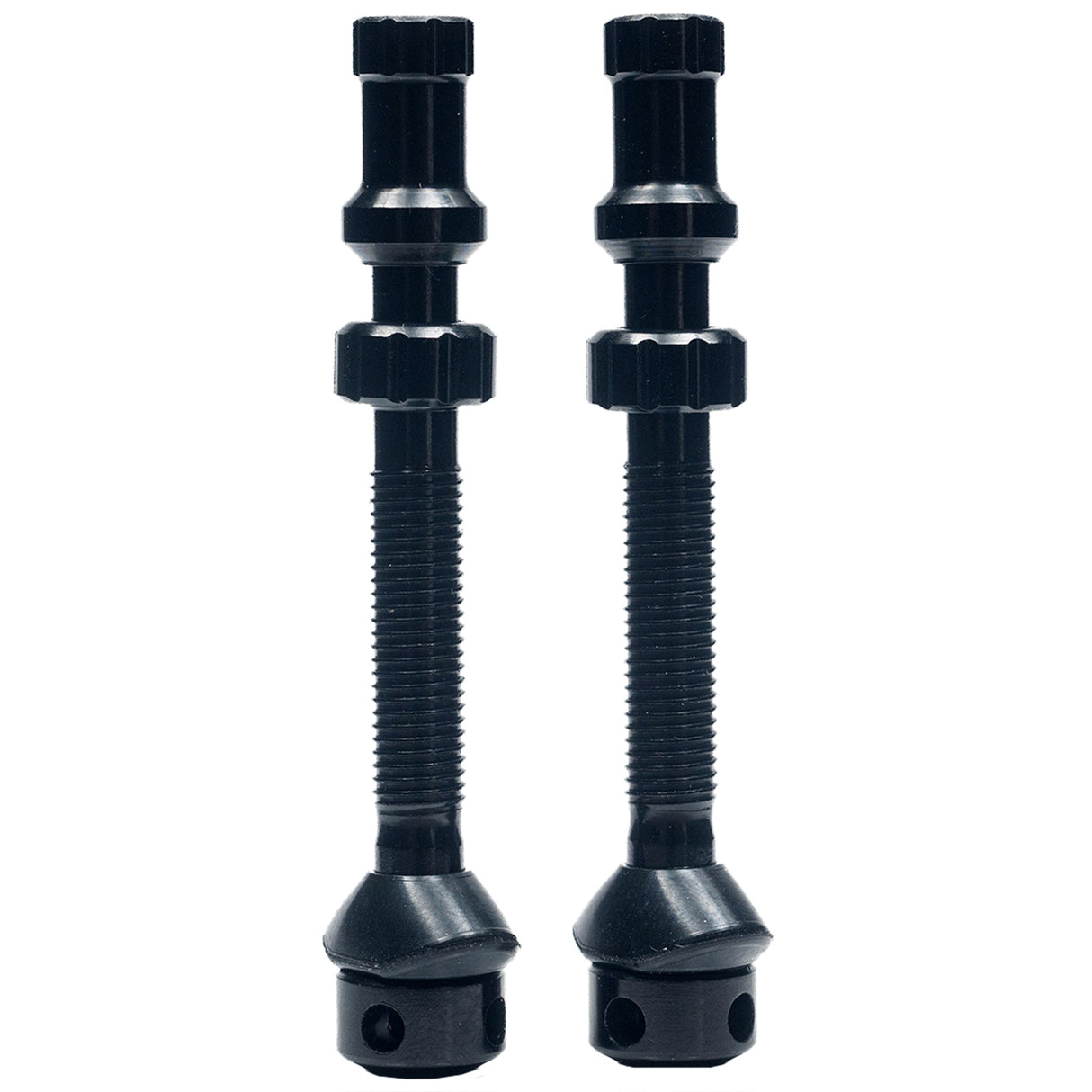 Stans Universal+ Presta Valves - Medium (43mm) - Pair - Black - The Lost Co. - Stan's No Tubes - AS0234 - 847746065807 -