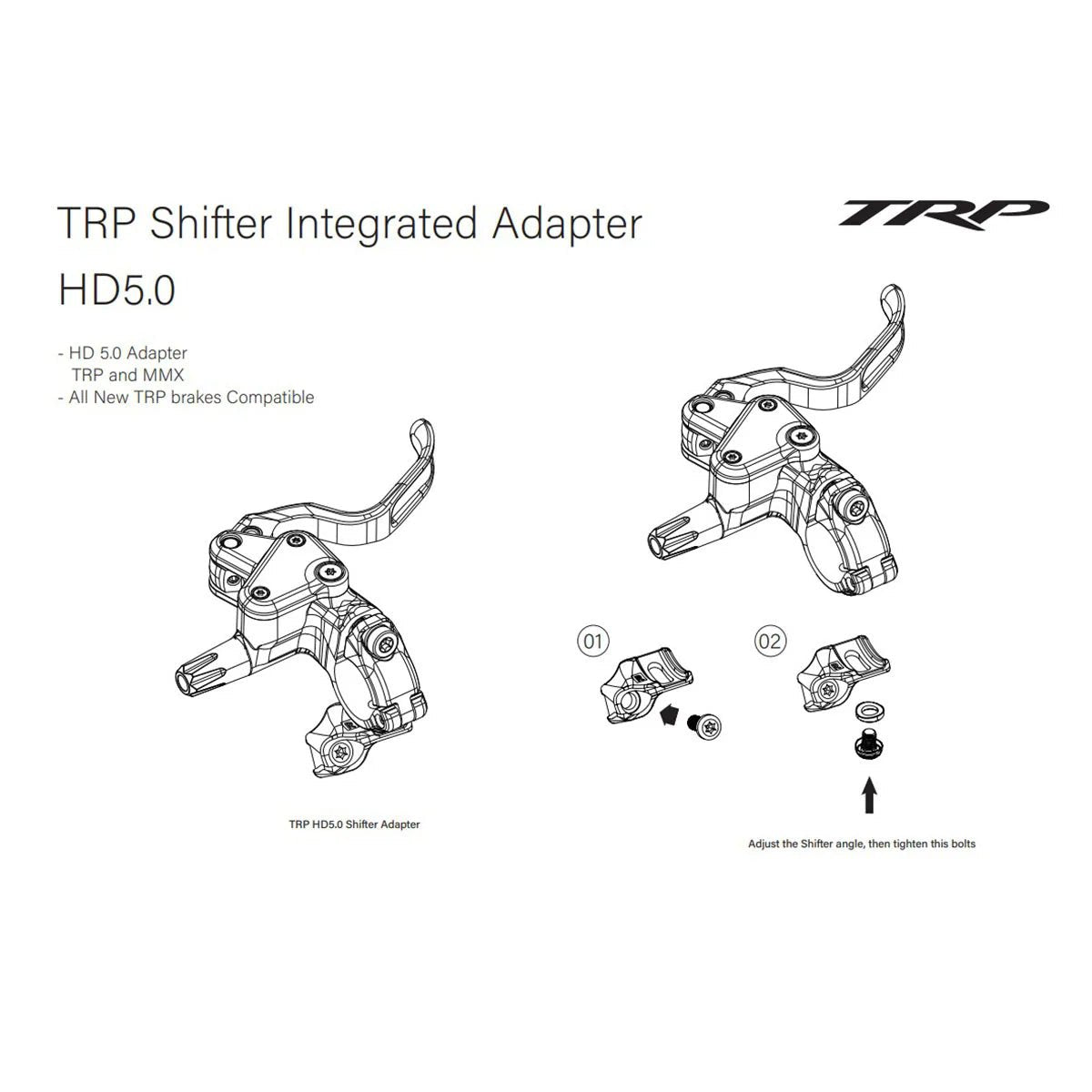TRP HD5.0 Integrated Adapter for EVO PRO / EVO X - MMX - Left - The Lost Co. - TRP - ABOT001151 - 4717592040296 -