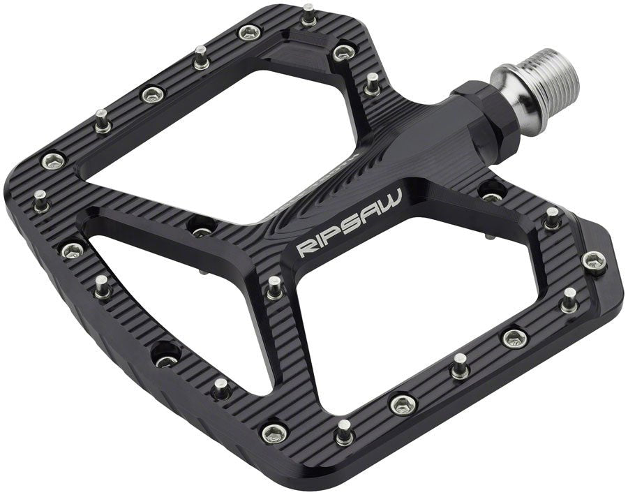Wolf Tooth Ripsaw Aluminum Pedals - Black - The Lost Co. - Wolf Tooth - PDL - RS - BLK - 812719029254 -