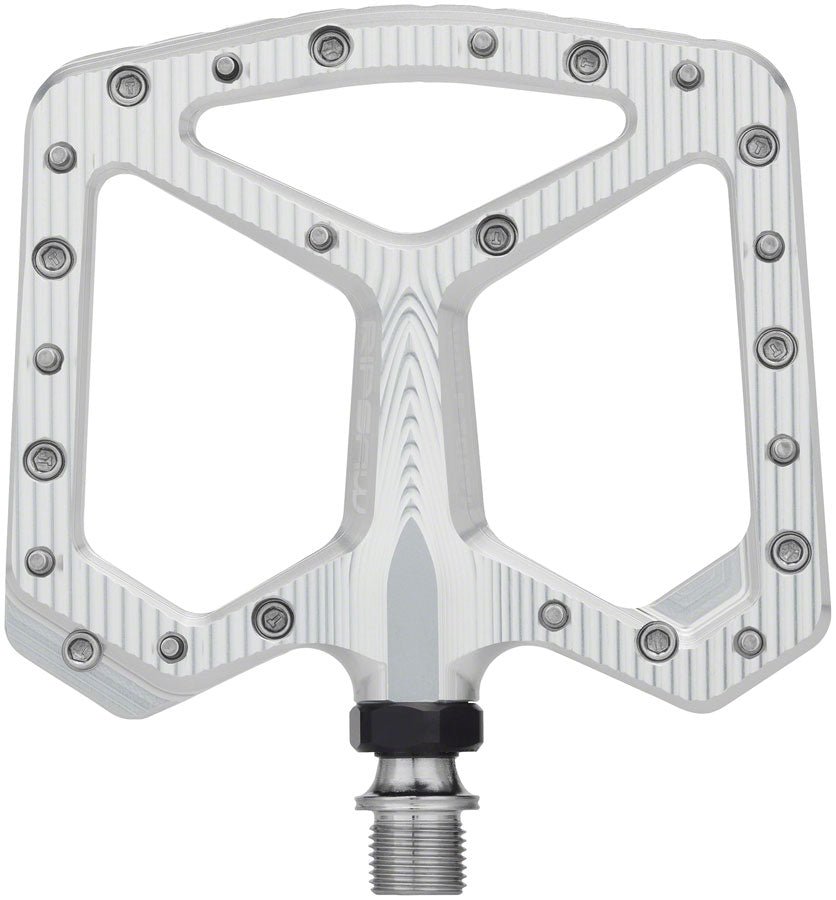 Wolf Tooth Ripsaw Aluminum Pedals - Raw Silver - The Lost Co. - Wolf Tooth - PDL - RS - RSIL - 812719029278 -