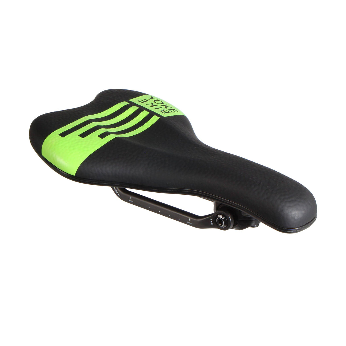 Bike Yoke Sagma Carbon Saddle 142 - Black/Lime - The Lost Co. - Bike Yoke - B-YB6114 - 4713291522163 - -