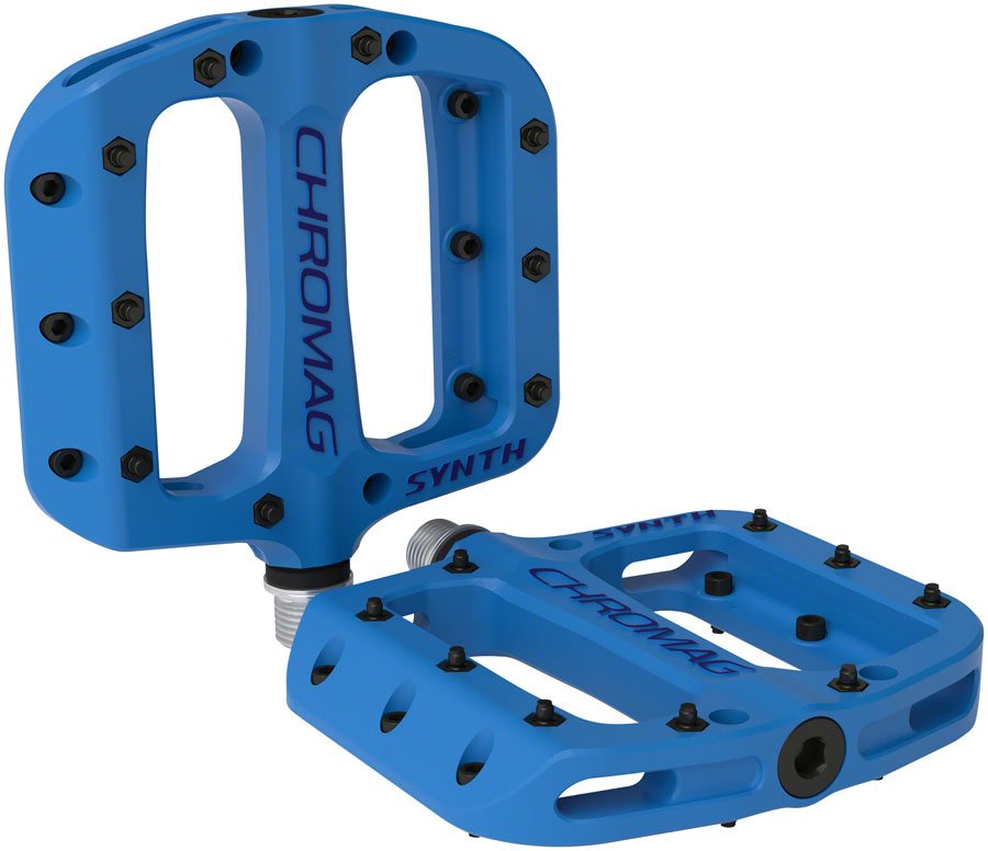 Chromag Synth Pedals - Platform Composite 9/16" Blue - The Lost Co. - Chromag - PD1903 - 826974016263 - -