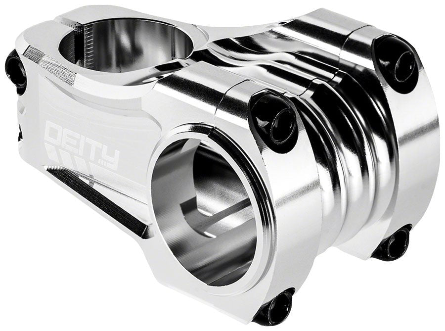 DEITY Copperhead Stem - 50mm 31.8mm Clamp +/-0 1 1/8" Silver - The Lost Co. - Deity - SM0636 - 817180025378 - -