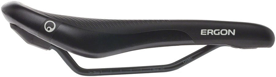 Ergon SM E Mountain Sport Men's Saddle - Chromoly Rails - Stealth Black - Medium/Large - The Lost Co. - Ergon - SA0759 - 4260477067821 - -