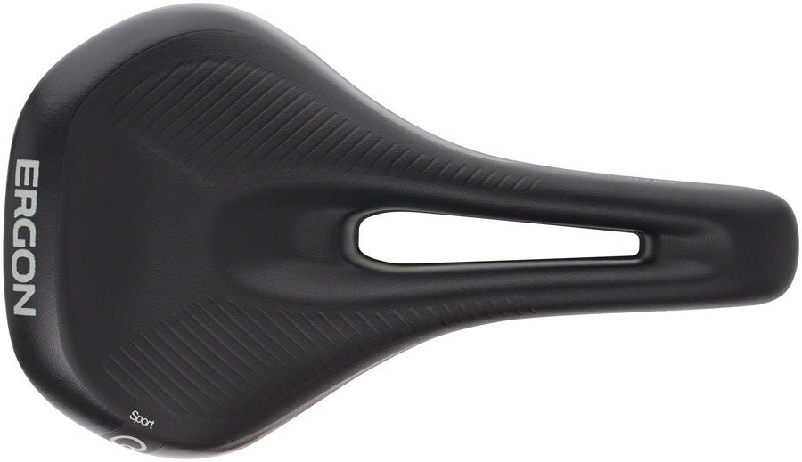 Ergon SM E Mountain Sport Women's Saddle - Chromoly Rails - Stealth Black - Small/Medium - The Lost Co. - Ergon - SA0756 - 4260477067791 - -