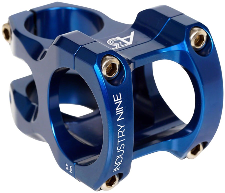 Industry Nine A318 Stem - 40mm 31.8mm Clamp +/-4.4 1 1/8" Aluminum Blue - The Lost Co. - Industry Nine - SM6042 - 810098985550 - -
