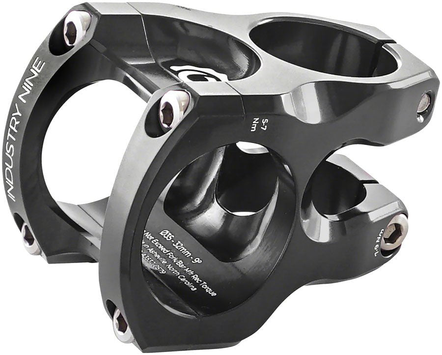 Industry Nine A35 Stem - 32mm 35 Clamp +/-9 1 1/8" Aluminum Black - The Lost Co. - Industry Nine - SM6029 - 810098985383 - -
