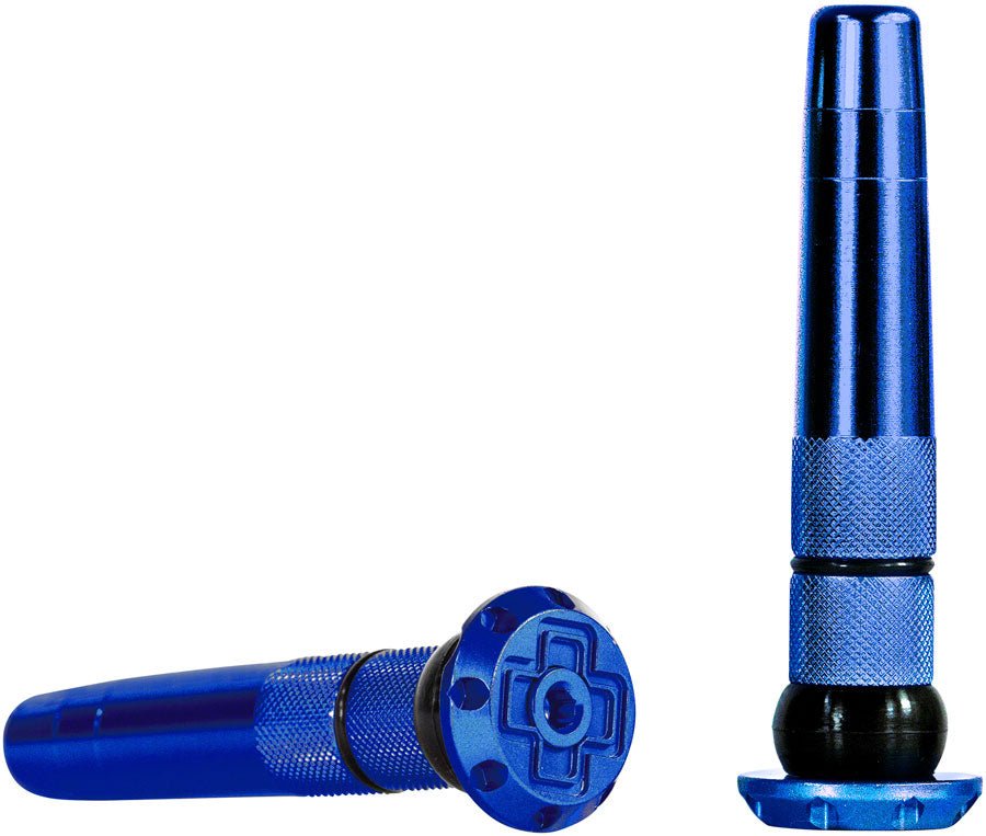Muc-Off Stealth Tubeless Puncture Plugs Tire Repair Kit - Bar-End Mount - Blue - Pair - The Lost Co. - Muc-Off - H030190-06 - 5037835207972 - -