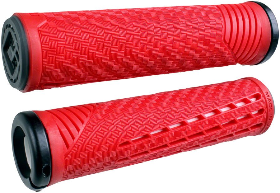 ODI CF Grips - Lock-On Red/White - The Lost Co. - ODI - HT9423 - 711484194269 - -