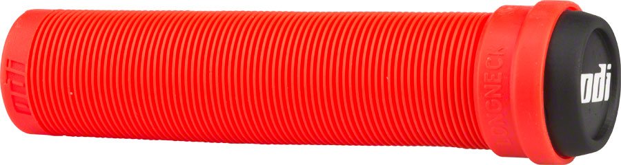 ODI Flangeless Longneck Grips - Fire Red - The Lost Co. - ODI - HT9383 - 711484174995 - -